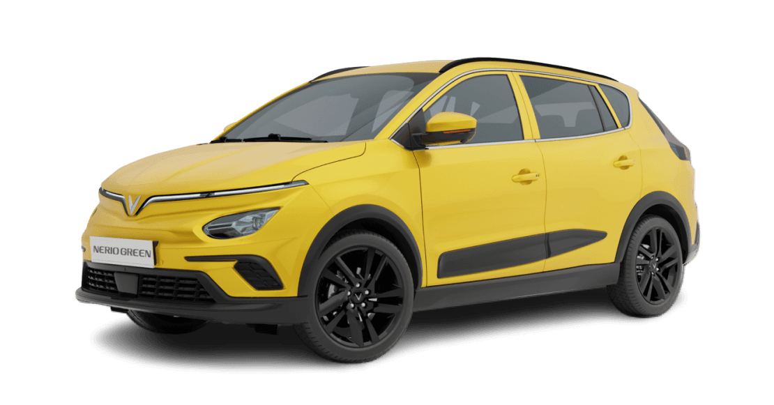 VinFast Nerio Green nhìn nghiêng trên nền trong suốt