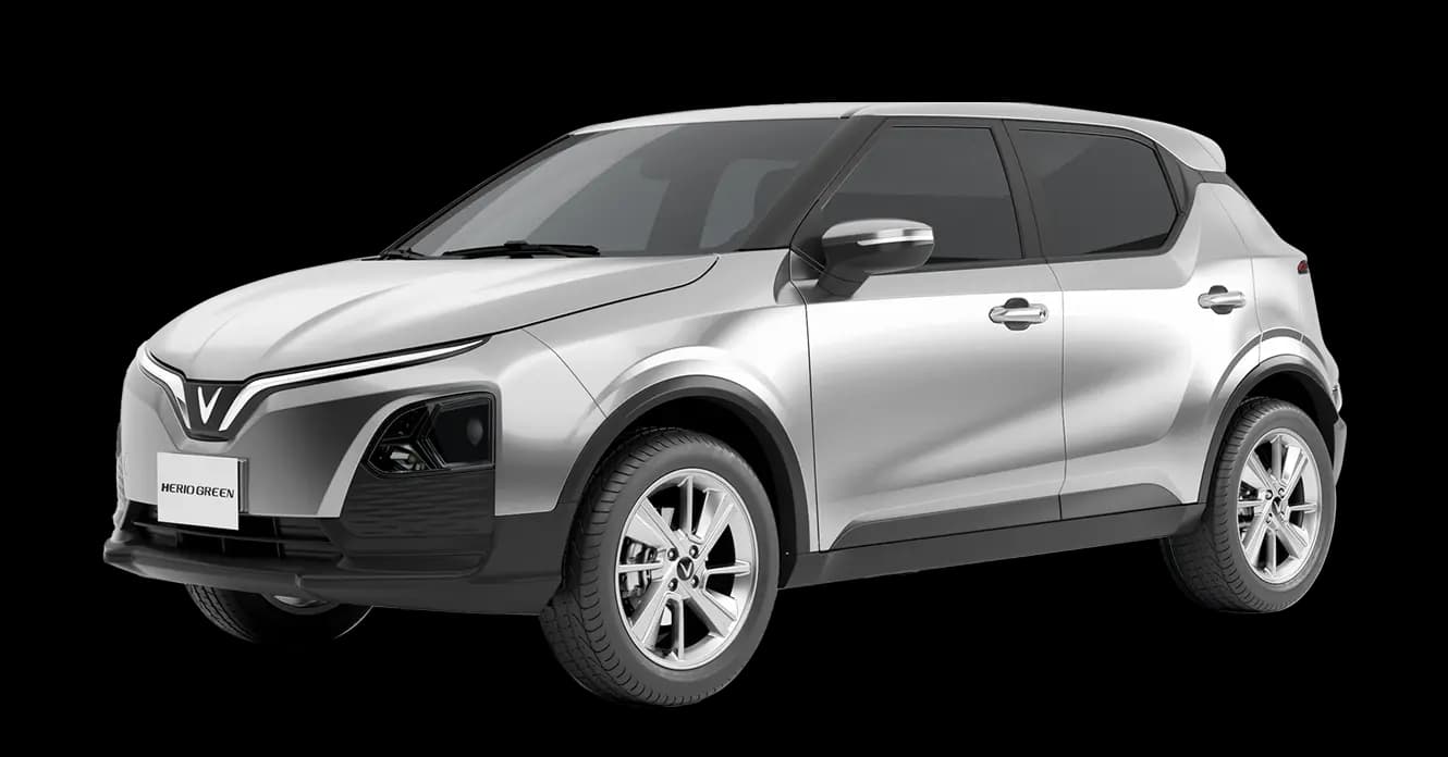 VinFast Herio Green nhìn nghiêng trên nền trong suốt