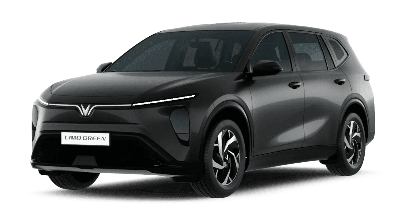 VinFast Limo Green nhìn nghiêng trên nền trong suốt