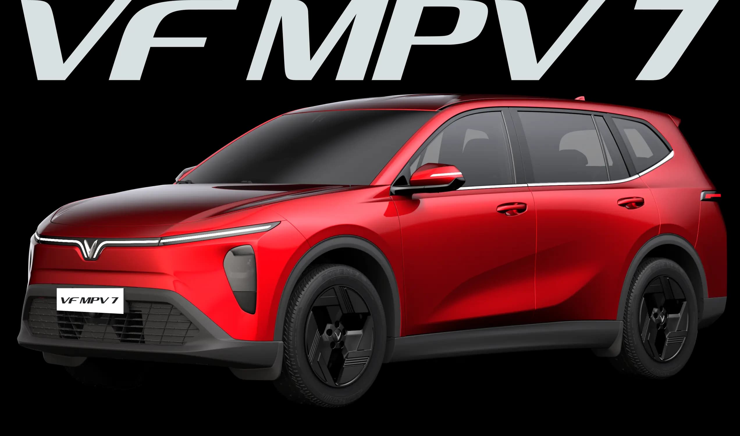 VinFast VF MPV 7 nhìn nghiêng trên nền trong suốt